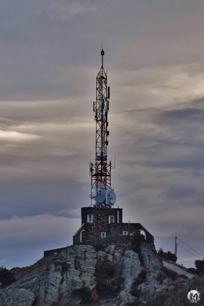 L'antenne du sommet de Força Réal