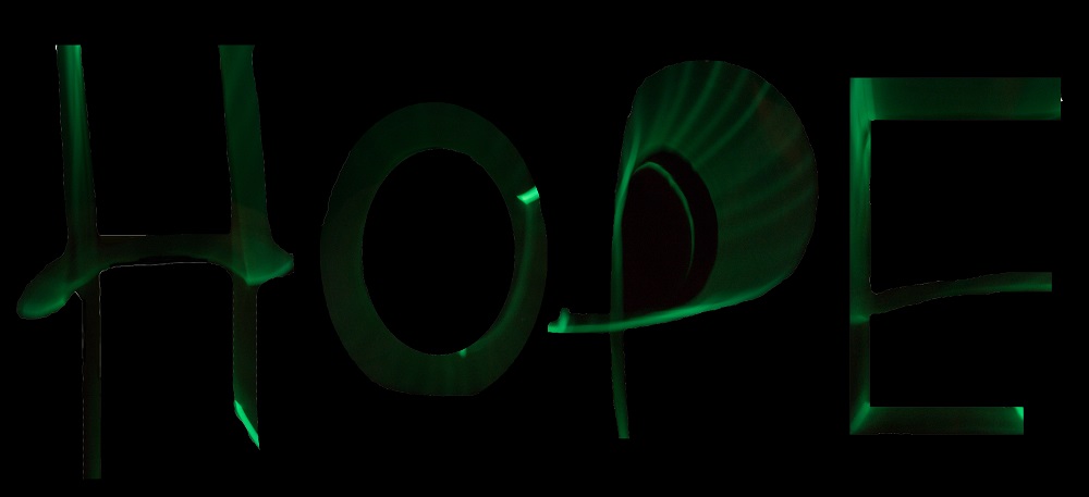 Photo artistique : écrire un mot en lumières