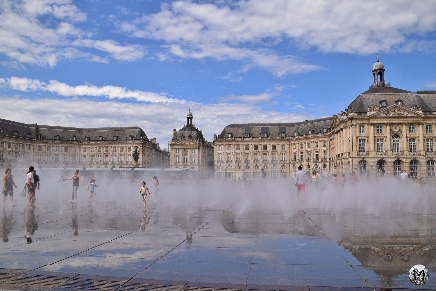 Le miroir d'eau, attraction de Bordeaux