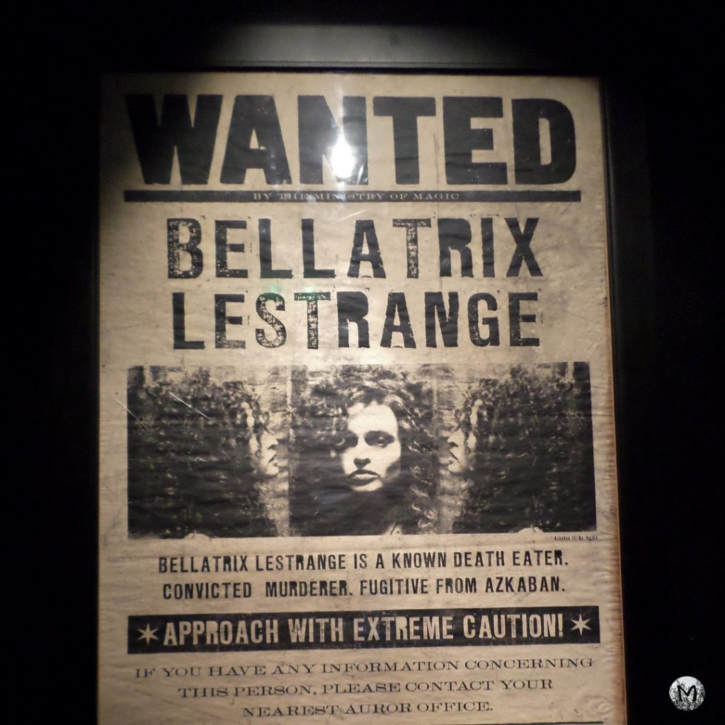 Photo d'une affiche sur Bellatrix Lestrange