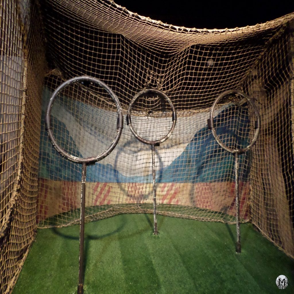 Photo des anneaux de tir de Quidditch
