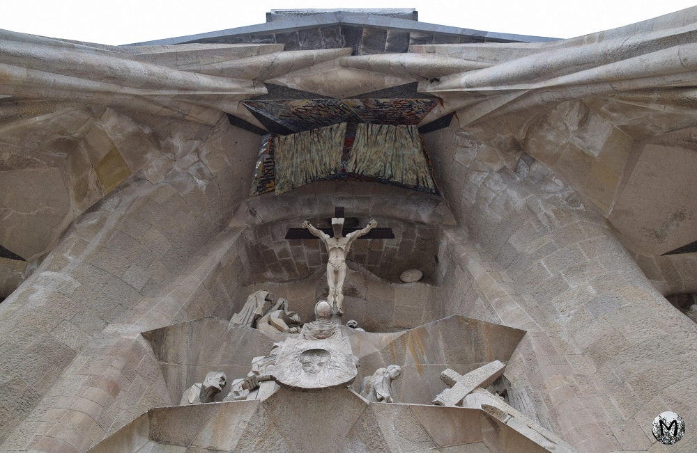 Façade; Croix; Barcelone; Sagrada Familia