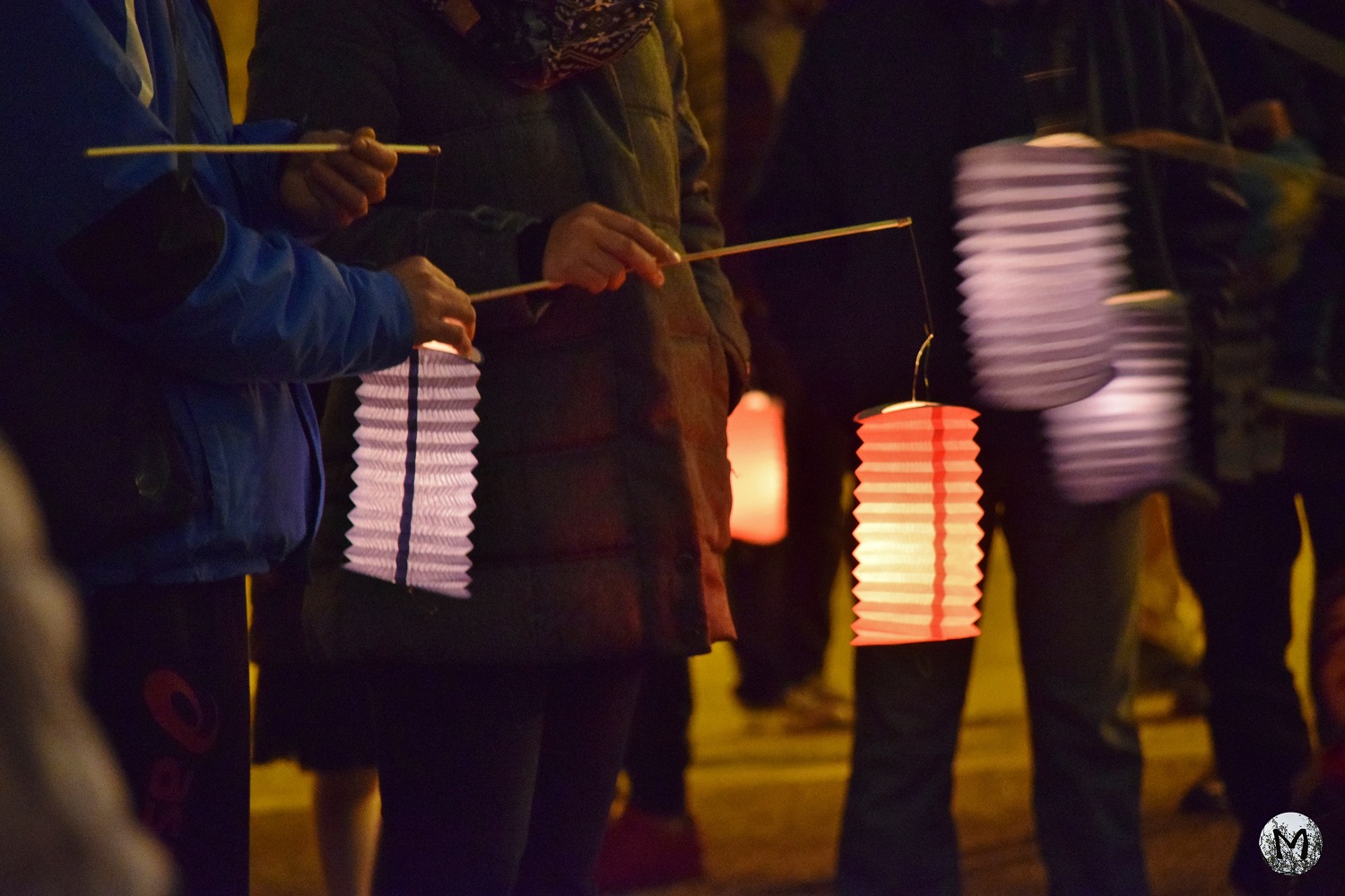 Lanternes en papier le soir de Noël à Marvejols