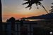 Coucher de soleil au camping corse Tikiti
