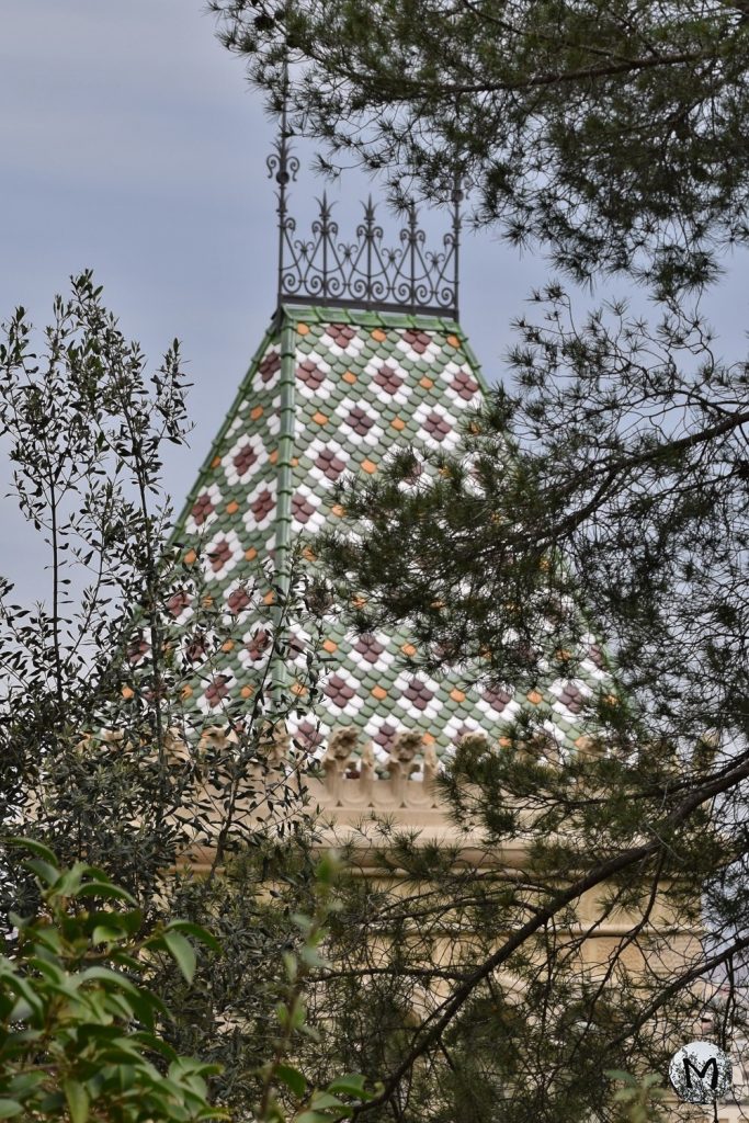 Toit à motifs dans le Parc Guell