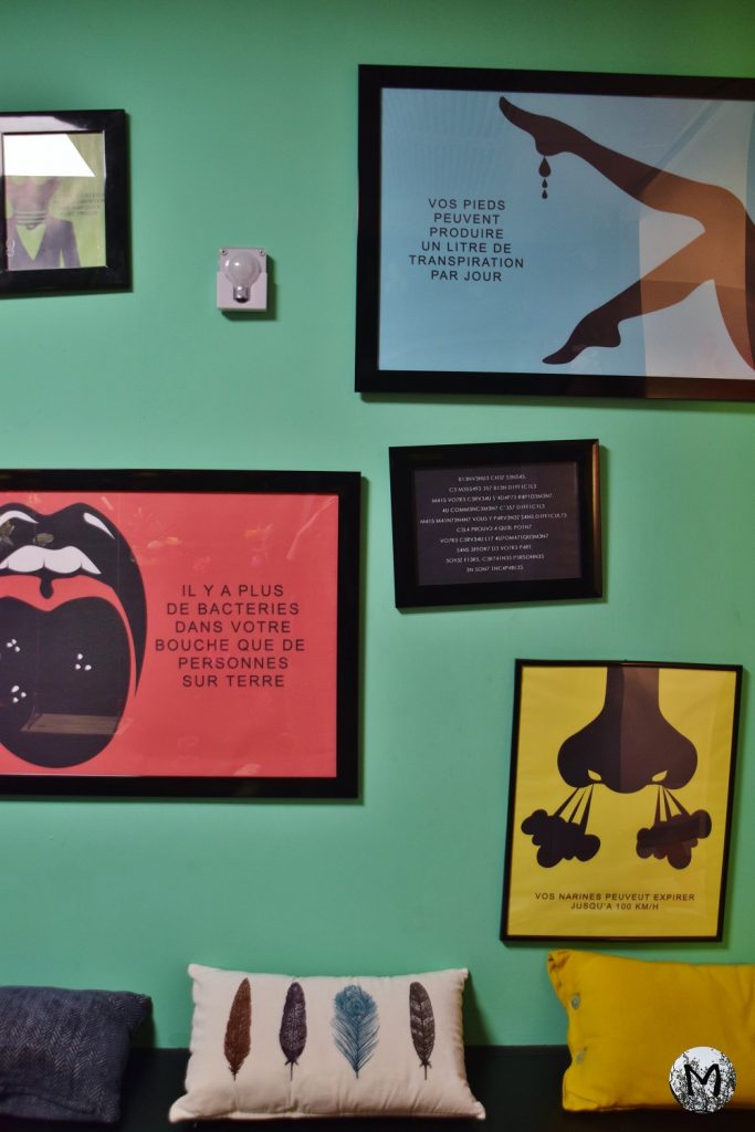 Tableaux décoratifs sur les 5 sens à Sensas