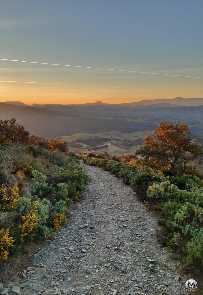 Crépuscule dans la plaine du Roussillon