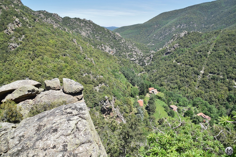 Panorama sur le Mas Pagris dans le Vallespir