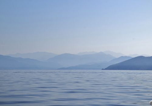 Reliefs dans la Méditerranée en Corse