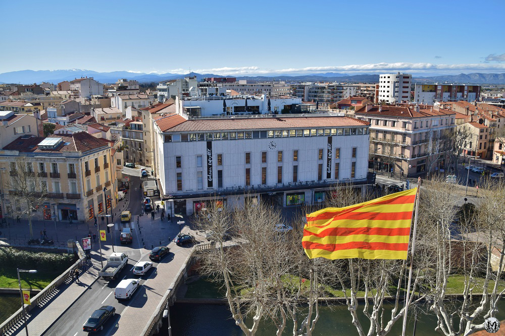 Panorama sur les Galeries Lafayette à Perpignan