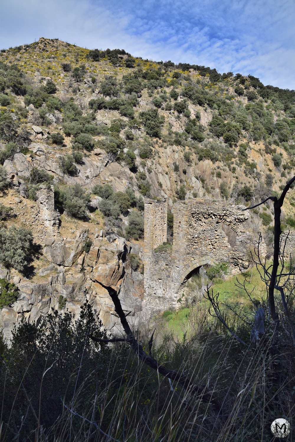 Vieux pont de Rodès dans les Gorges