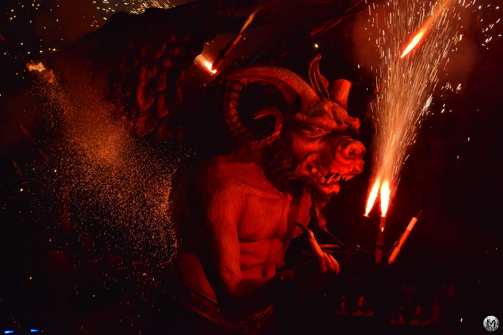 Diable d'un correfoc organisé à Barcelone