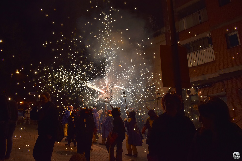 Diablotins sous les pétards d'un correfoc