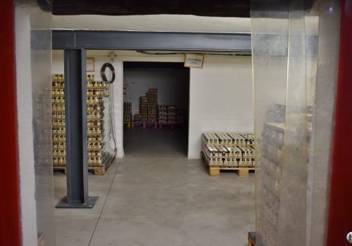 Entrepôt de stockage dans une usine à miel