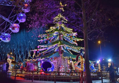 Grand sapin du manège de Perpignan