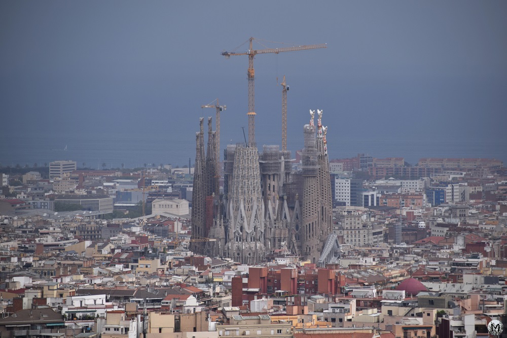 La Sagrada Familia dans la ville de Barcelone