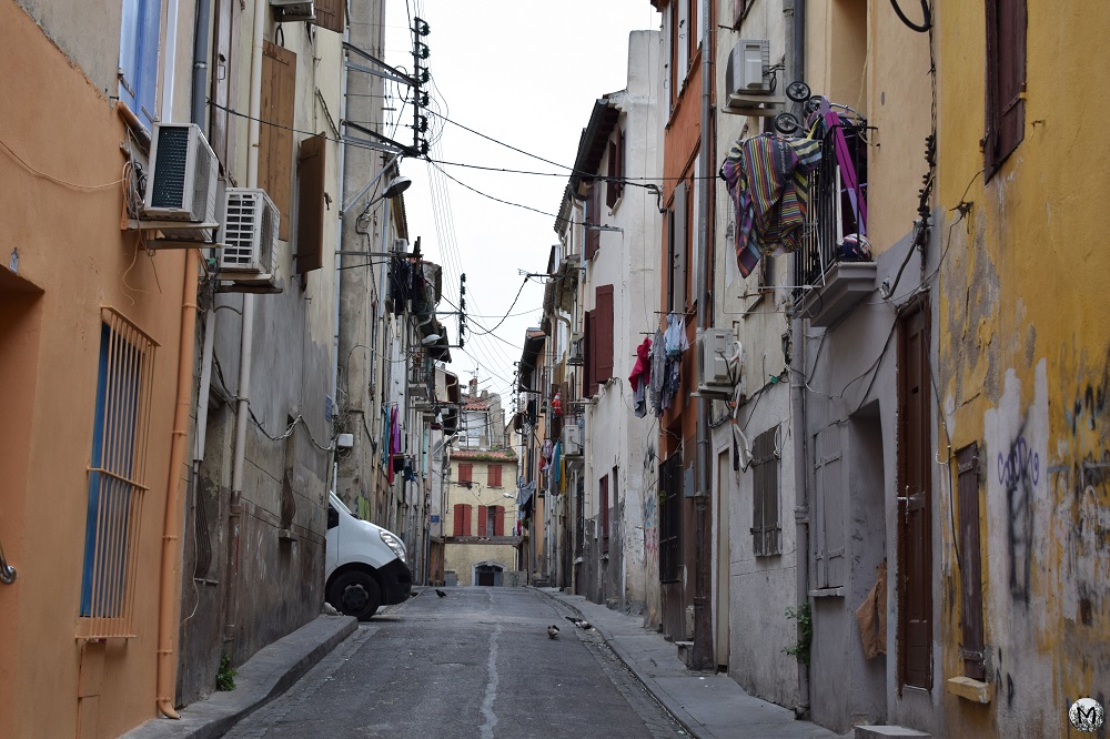 Rue dans le quartier gitan de Perpignan