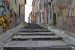 Escalier et tags au quartier gitan de Perpignan