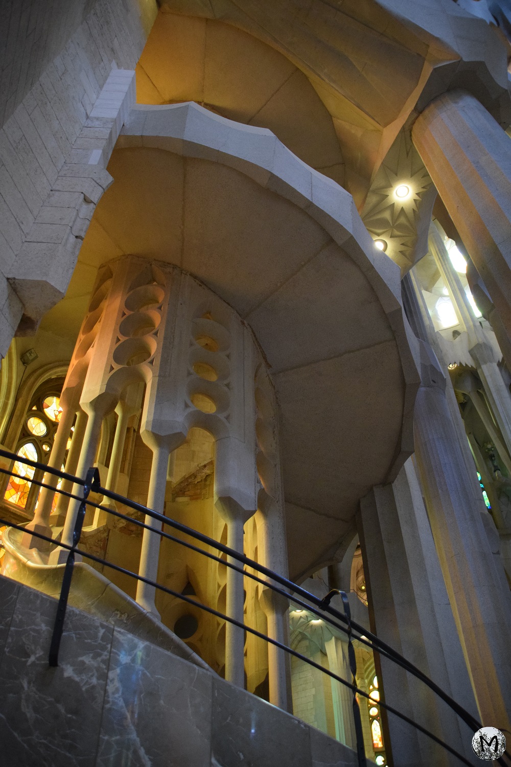 Escalier en colimaçon dans la Sagrada Familia