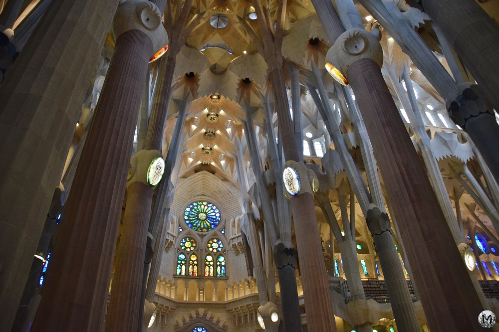 Visite de l'intérieur de la Sagrada Familia