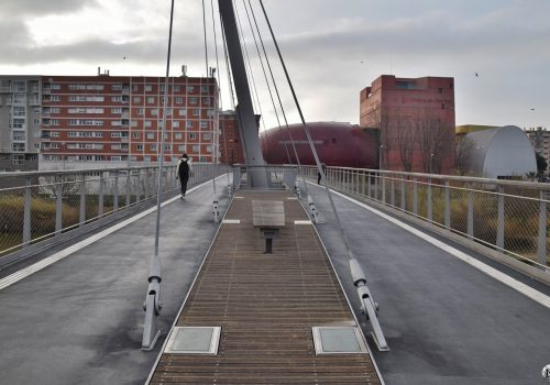 Passerelle de Perpignan vers le théâtre