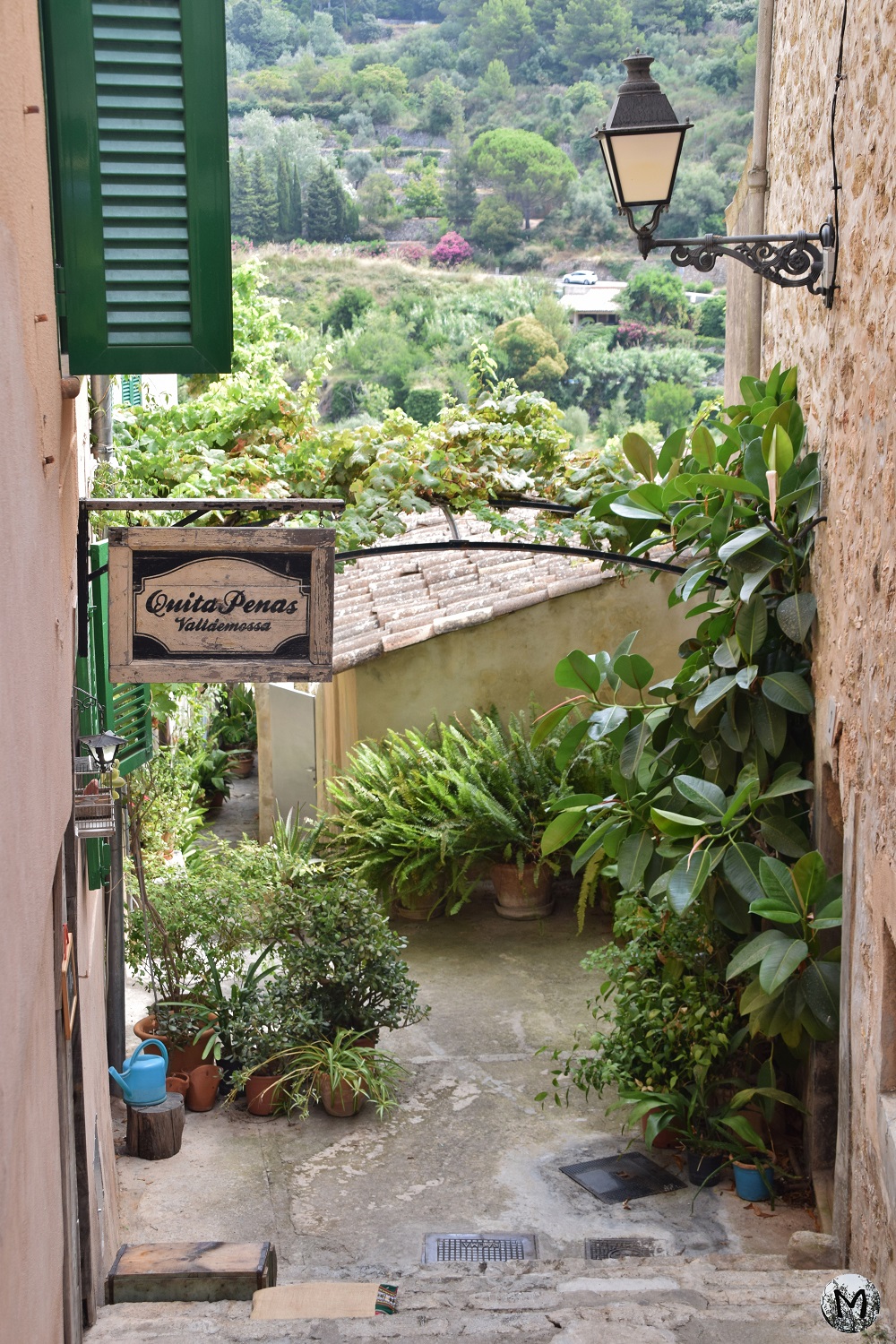 Cour d'une maison de Valldemossa