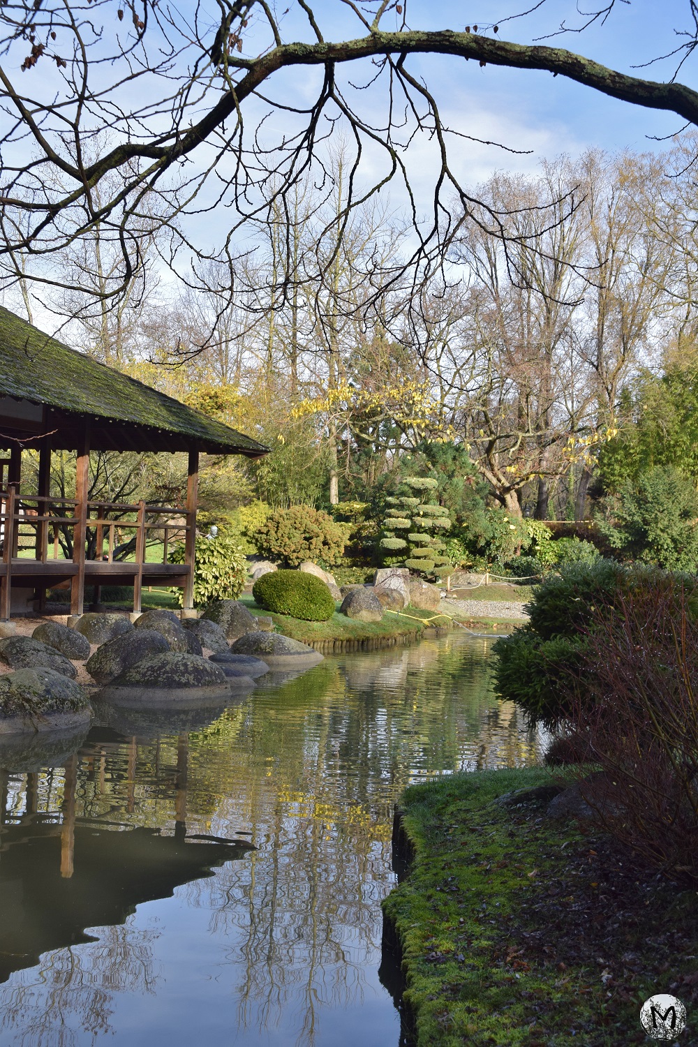 Paysage du jardin japonais de Toulouse